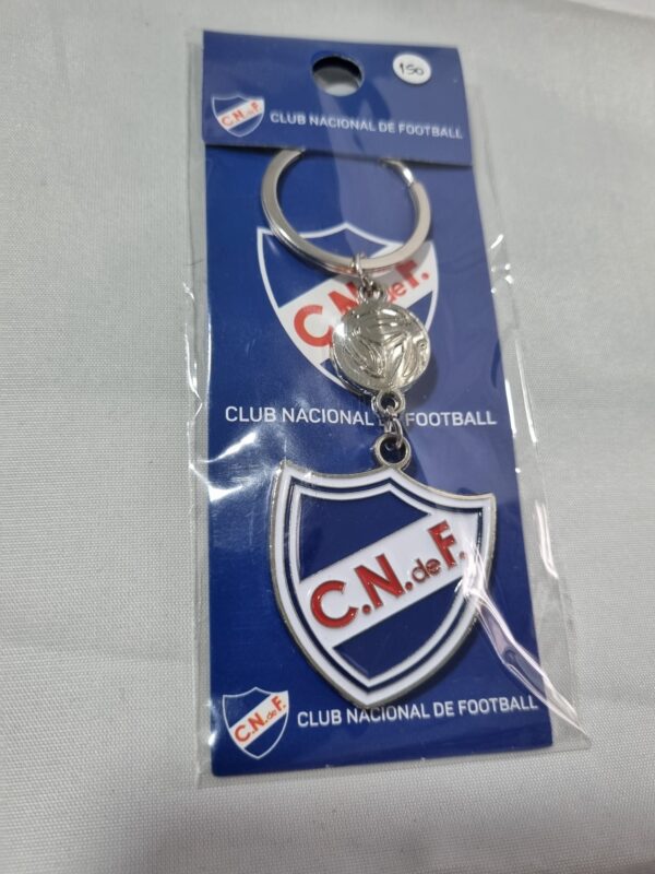 LLAVERO ESCUDO NACIONAL BLANCO