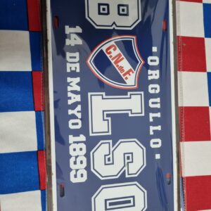 CHAPA TIPO MATRICULA NACIONAL