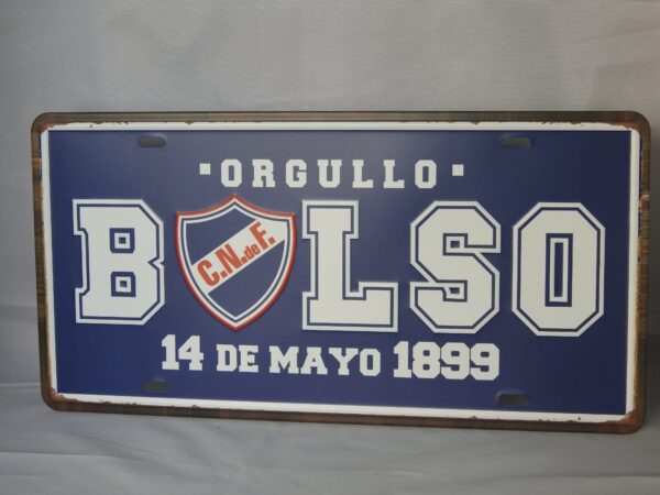 CHAPA TIPO MATRICULA NACIONAL