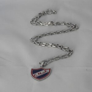 ESCUDO NACIONAL CON CADENA ACERO QUIRURGICO