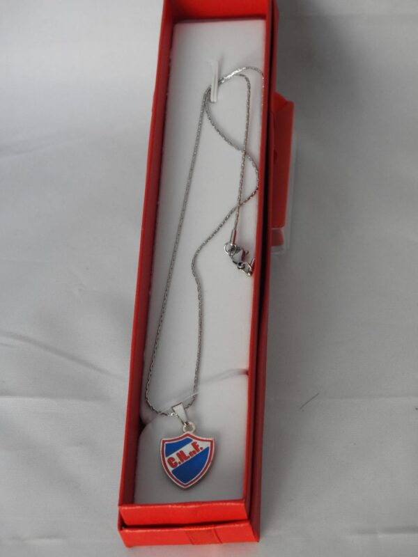 DIJE ESCUDO NACIONAL CON CADENA DE A.QUIRURGICO