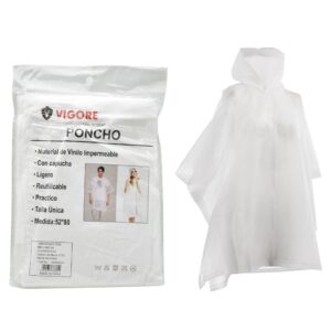 PONCHO LLUVIA 52 X 80