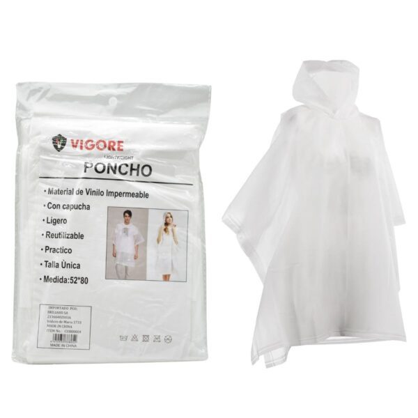 PONCHO LLUVIA 52 X 80