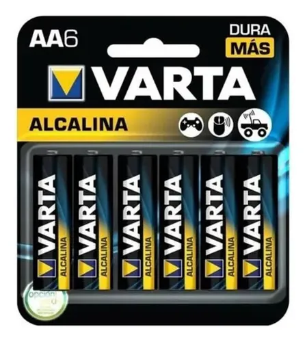 PACK DE PILAS AA POR 6
